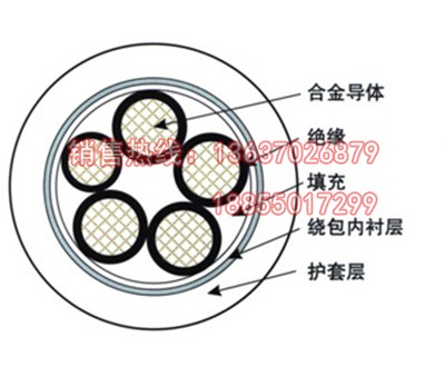 ZB-YJHLV22鋼帶鎧裝合金電纜