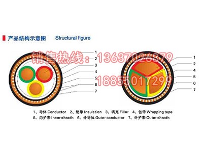 同心導(dǎo)體電纜